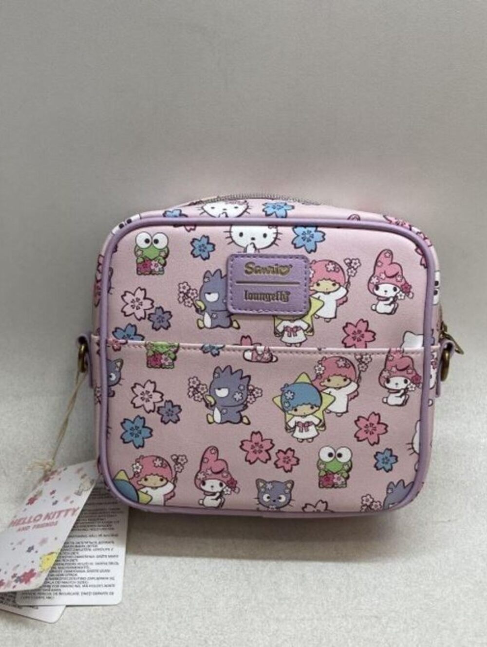 Loungefly Sanrio Hello Kitty Friends Sakura Cherry Blossom Crossbody Bag NWT